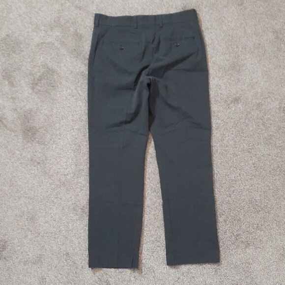 WOMEN'S "Express" Dark Gray Casual Pants w Hook & Zipper; Size 30/30 - Picture 3 of 6